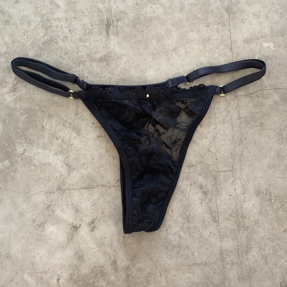 Black thong